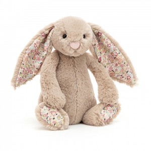 MEDIUM Jellycat Blossom Bea Beige Bunny 31 CM X 12 CM, Jellycat USA | RJ7349865