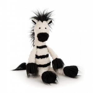 MEDIUM Jellycat Dainty Zebra 47 CM X 13 CM, Jellycat USA | XO9420563