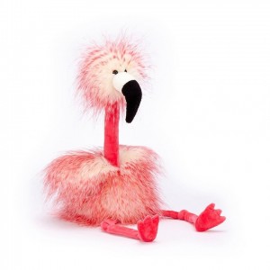 MEDIUM Jellycat Flora Flamingo 49 CM X 10 CM, Jellycat USA | BH5217860