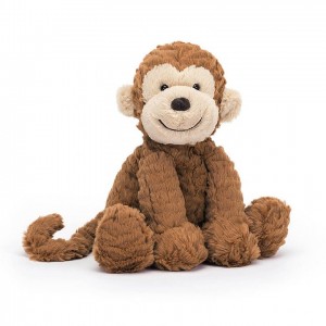 MEDIUM Jellycat Fuddlewuddle Monkey 23 CM X 11 CM, Jellycat USA | RX2503749