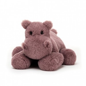 MEDIUM Jellycat Huggady Hippo 22 CM X 12 CM, Jellycat USA | ZT2674319