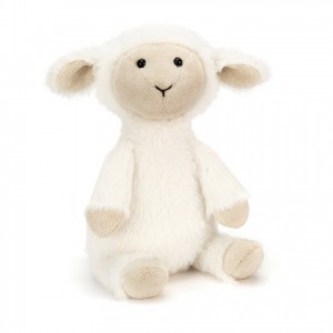 MEDIUM Jellycat Nibbles Lamb 21 CM X 9 CM, Jellycat USA | NR6273950