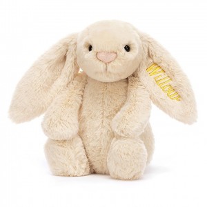 MEDIUM Jellycat Personalised Bashful Luxe Bunny Willow 31 CM X 12 CM, Jellycat USA | FV3067854