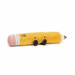 MEDIUM Jellycat Smart Stationery Pencil 12 CM X 43 CM, Jellycat USA | NU7610593