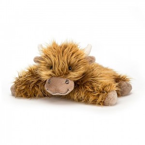 MEDIUM Jellycat Truffles Highland Cow 23 CM X 35 CM, Jellycat USA | XD3245916