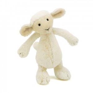 SMALL Jellycat Bashful Lamb 18 CM, Jellycat USA | JX9043187