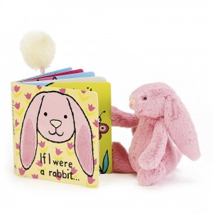 SMALL Jellycat If I Were A Rabbit Book and Bashful Tulip Bunny, Jellycat USA | PR0832154