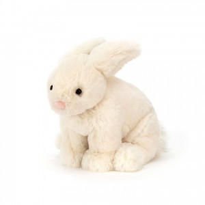 SMALL Jellycat Riley Rabbit Cream 16 CM X 11 CM, Jellycat USA | NB2019584