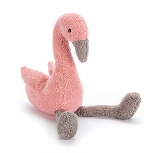 SMALL Jellycat Slackajack Flamingo 33 CM X 9 CM, Jellycat USA | ZP1586407