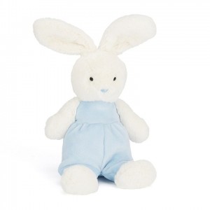 SMALL Jellycat Velvet Blue Bunny 23 CM X 9 CM, Jellycat USA | PT3482610