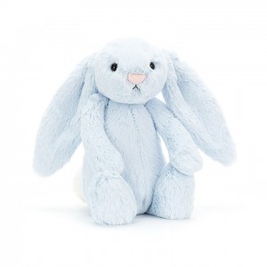 TINY Jellycat Bashful Blue Bunny 13 CM X 6 CM, Jellycat USA | OD0231685