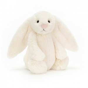 TINY Jellycat Bashful Cream Bunny 13 CM X 6 CM, Jellycat USA | JS8175096