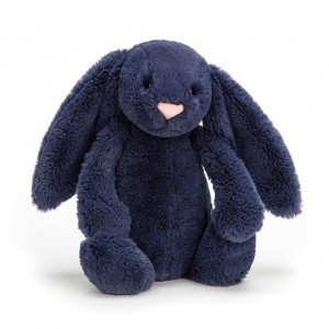 TINY Jellycat Bashful Navy Bunny 13 CM X 6 CM, Jellycat USA | HJ0237581