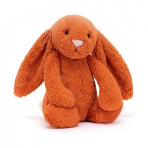 TINY Jellycat Bashful Tangerine Bunny 13 CM X 6 CM, Jellycat USA | SC4239718