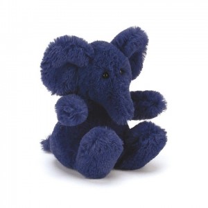 TINY Jellycat Poppet Elephant 10 CM, Jellycat USA | KI5316042