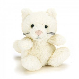 TINY Jellycat Poppet Kitten 10 CM, Jellycat USA | YG4317098