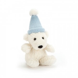 TINY Jellycat Poppet Polar Bear 10 CM X 6 CM, Jellycat USA | XO6457092