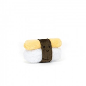 TINY Jellycat Sassy Sushi Egg 5 CM X 7 CM, Jellycat USA | UE3520869