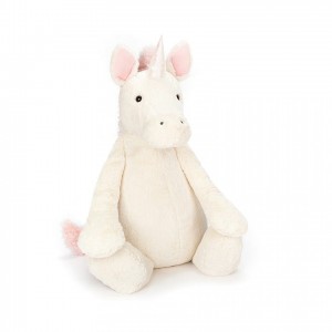 VERY BIG Jellycat Bashful Unicorn 108 CM X 46 CM, Jellycat USA | VX9810237