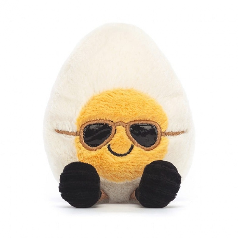 HUGE Jellycat Amuseable Boiled Egg Chic 28 CM X 18 CM, Jellycat USA | QO7980612