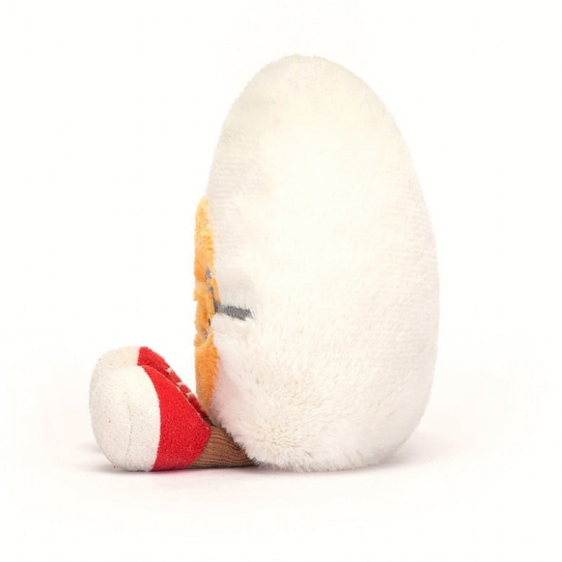 HUGE Jellycat Amuseable Boiled Egg Geek 28 CM X 18 CM, Jellycat USA | XF3810674