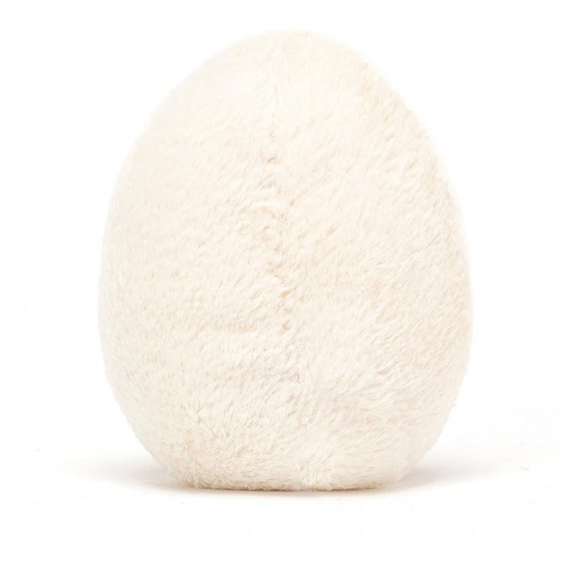 HUGE Jellycat Amuseable Happy Boiled Egg 28 CM X 18 CM, Jellycat USA | TK6398174