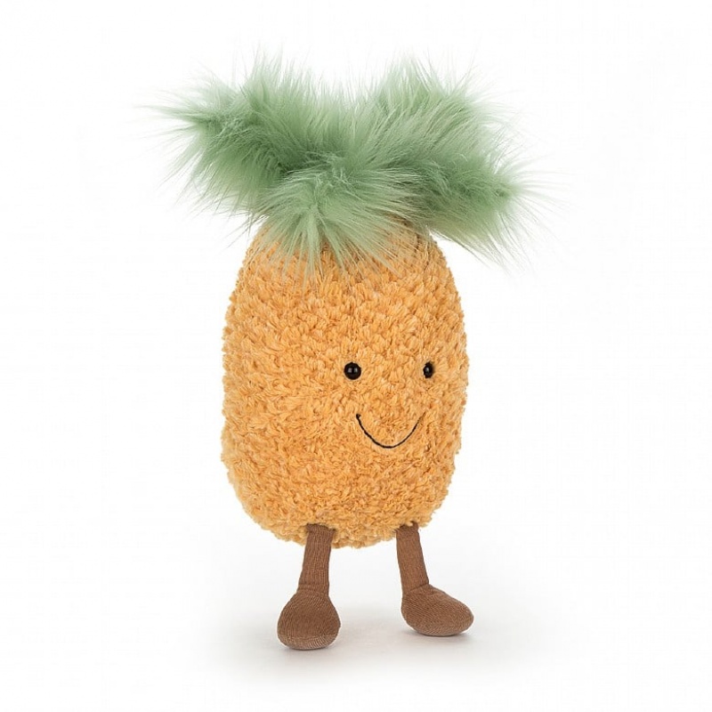 HUGE Jellycat Amuseable Pineapple 47 CM X 17 CM, Jellycat USA | ZL3504897