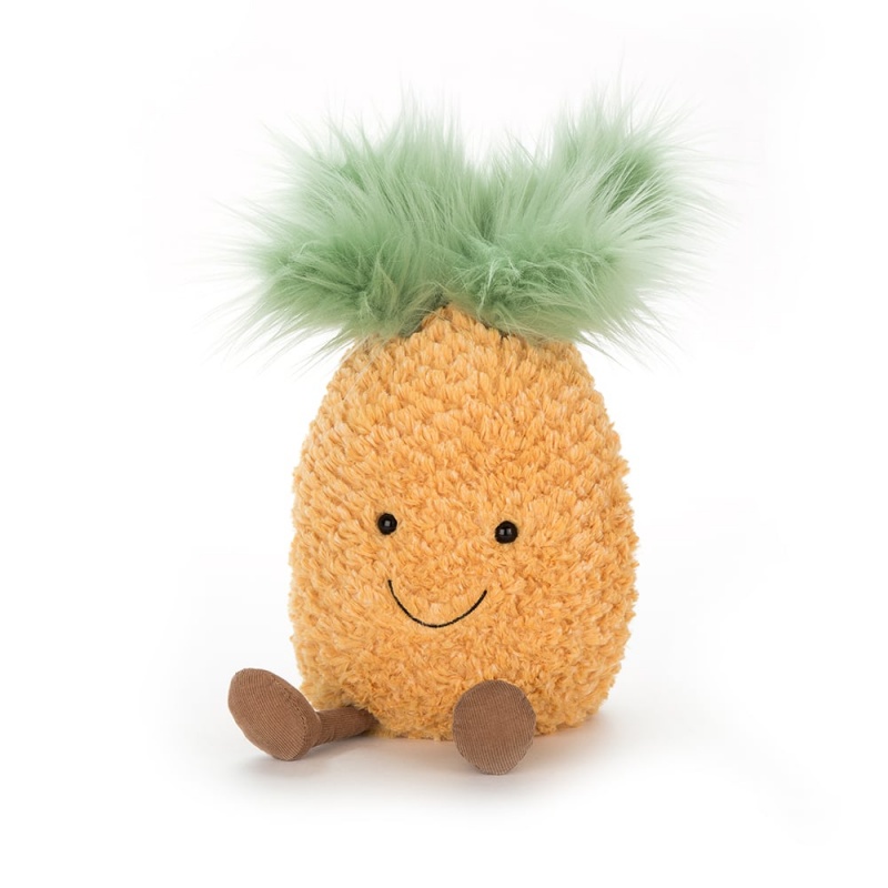 HUGE Jellycat Amuseable Pineapple 47 CM X 17 CM, Jellycat USA | ZL3504897