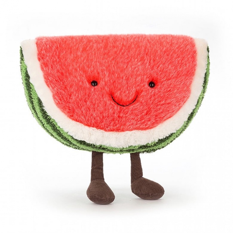 HUGE Jellycat Amuseable Watermelon 24 CM X 39 CM, Jellycat USA | AO8437512