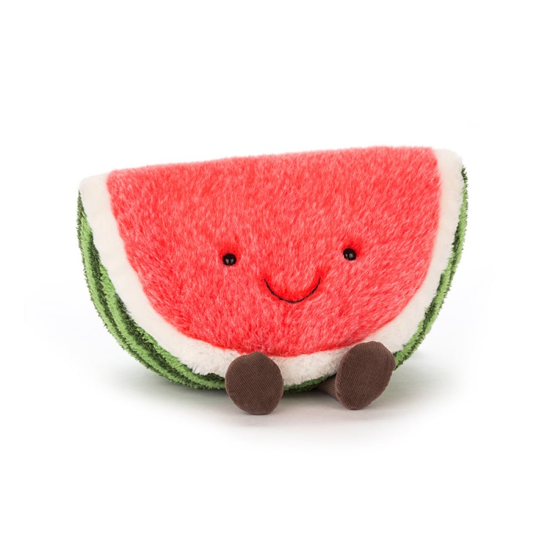 HUGE Jellycat Amuseable Watermelon 24 CM X 39 CM, Jellycat USA | AO8437512