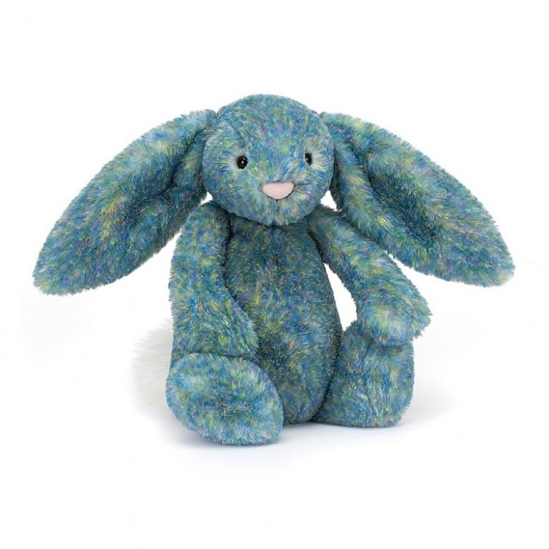 HUGE Jellycat Bashful Luxe Bunny Azure 51 CM X 21 CM, Jellycat USA | XN0346927