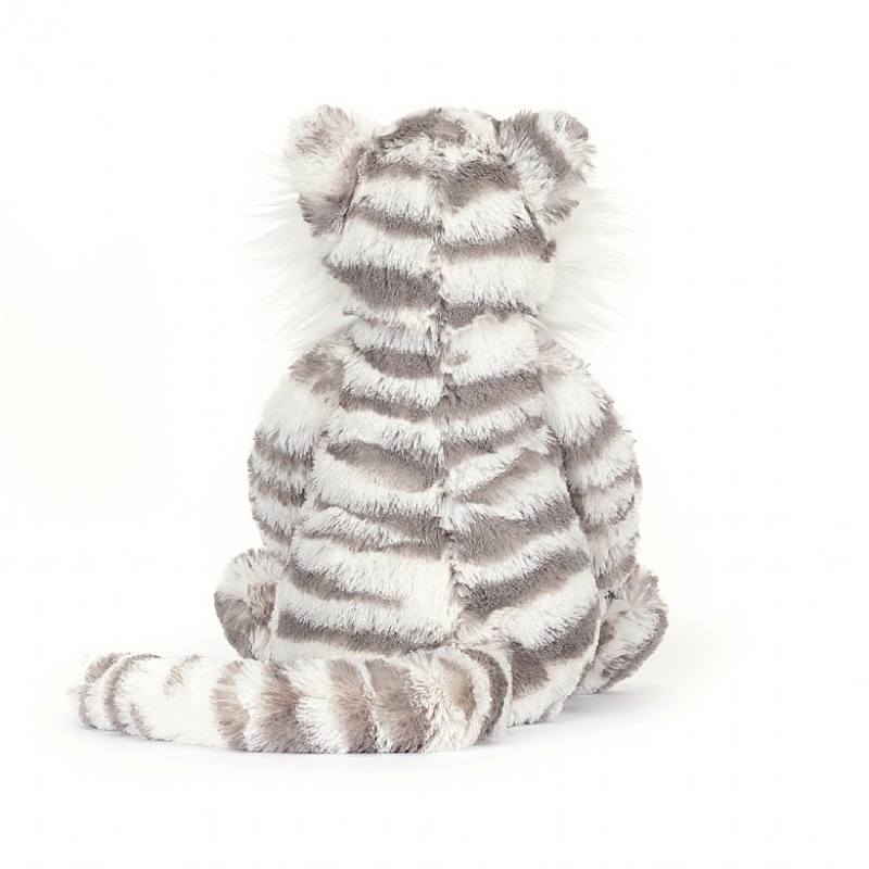 HUGE Jellycat Bashful Snow Tiger 51 CM X 21 CM, Jellycat USA | WX6357019