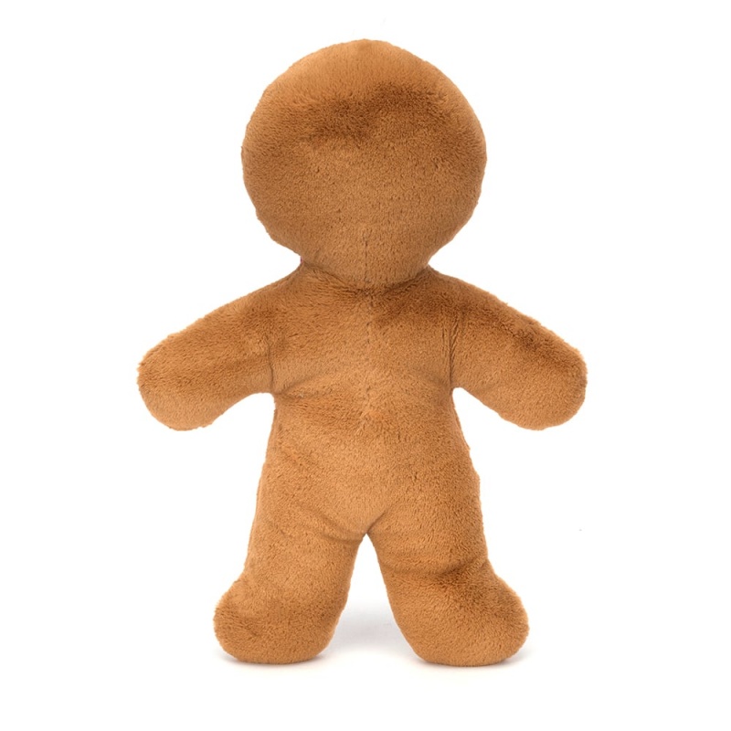 HUGE Jellycat Jolly Gingerbread Fred 52 CM X 21 CM, Jellycat USA | LB7209845