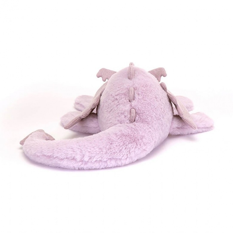 HUGE Jellycat Lavender Dragon 19 CM X 66 CM, Jellycat USA | UN3751648