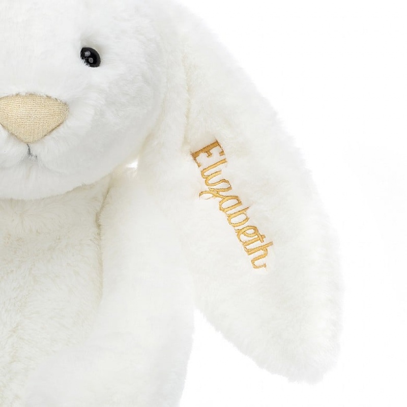 HUGE Jellycat Personalised Bashful Luxe Bunny Luna 51 CM X 21 CM, Jellycat USA | FS9182405