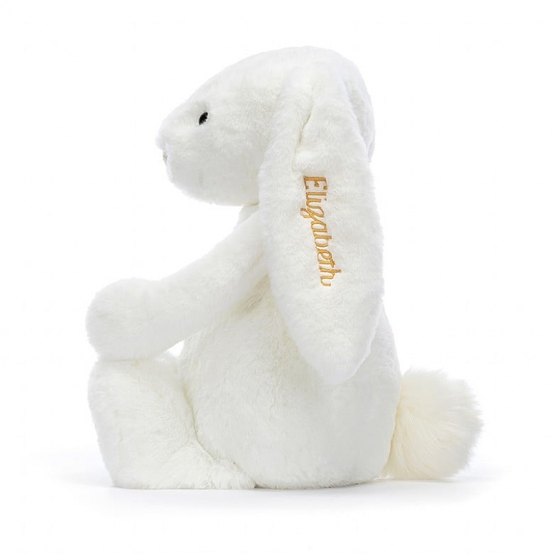 HUGE Jellycat Personalised Bashful Luxe Bunny Luna 51 CM X 21 CM, Jellycat USA | FS9182405