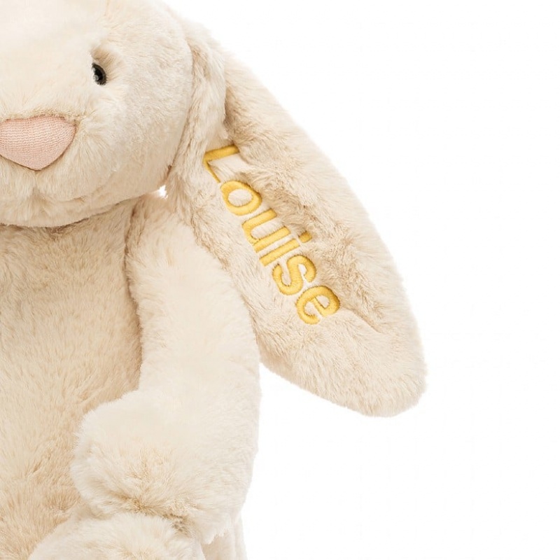 HUGE Jellycat Personalised Bashful Luxe Bunny Willow 51 CM X 21 CM, Jellycat USA | ZI4132750