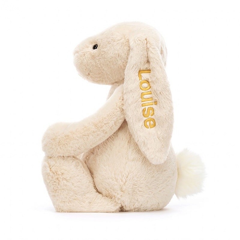 HUGE Jellycat Personalised Bashful Luxe Bunny Willow 51 CM X 21 CM, Jellycat USA | ZI4132750