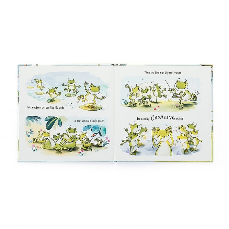 Jellycat A Fantastic Day for Finnegan Frog Book 26 CM X 26 CM, Jellycat USA | QU7325648