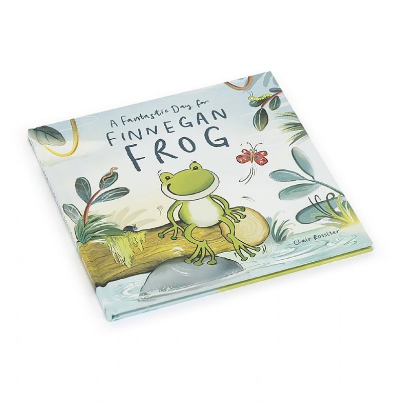 Jellycat A Fantastic Day for Finnegan Frog Book 26 CM X 26 CM, Jellycat USA | QU7325648