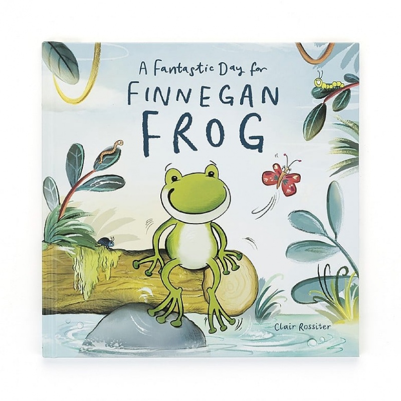 Jellycat A Fantastic Day for Finnegan Frog Book 26 CM X 26 CM, Jellycat USA | QU7325648