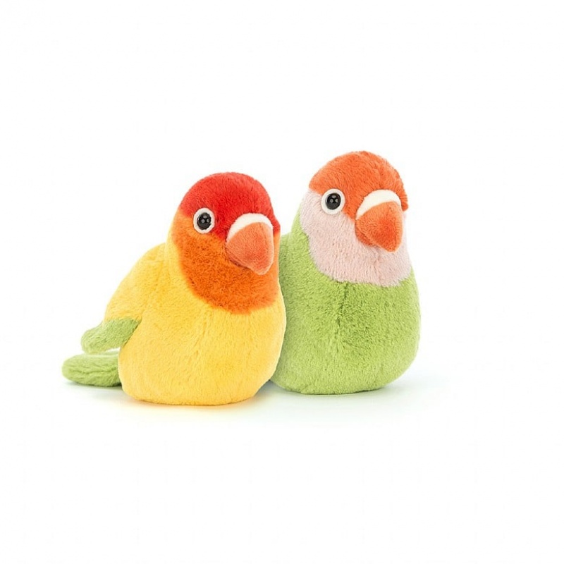 Jellycat A Pair of Lovely Lovebirds 12 CM X 5 CM, Jellycat USA | XE3215746