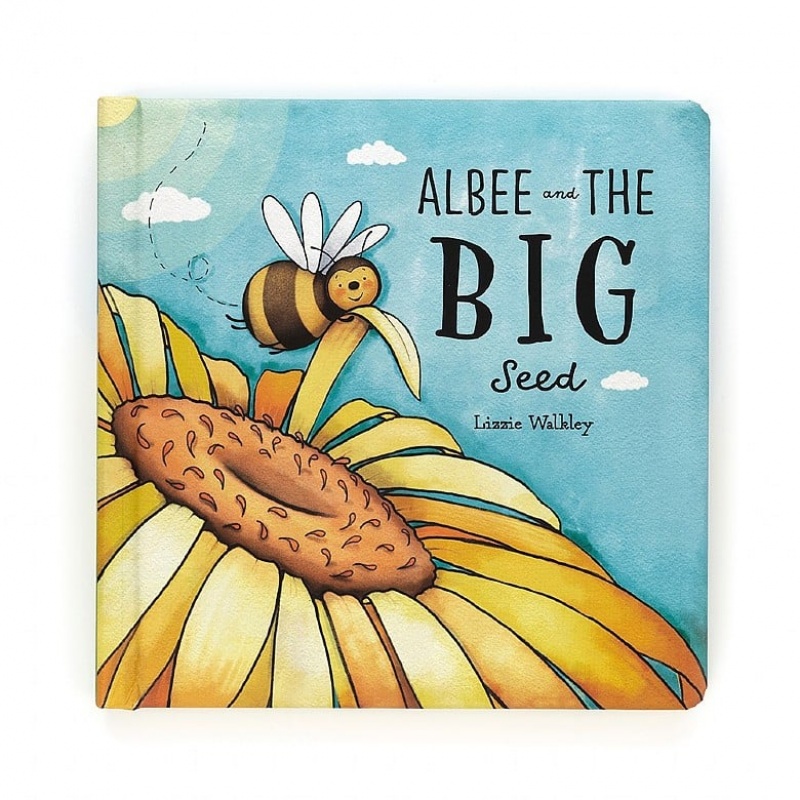 Jellycat Albee And The Big Seed Book 19 CM X 19 CM, Jellycat USA | AT5724903