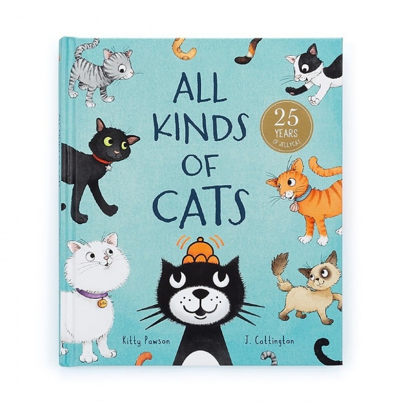 Jellycat All Kinds of Cats Book 22 CM X 19 CM, Jellycat USA | KU5184093