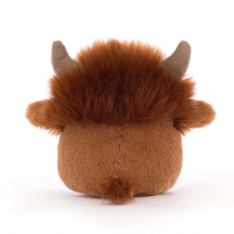 Jellycat Amuseabean Highland Cow 10 CM X 9 CM, Jellycat USA | KC0179438