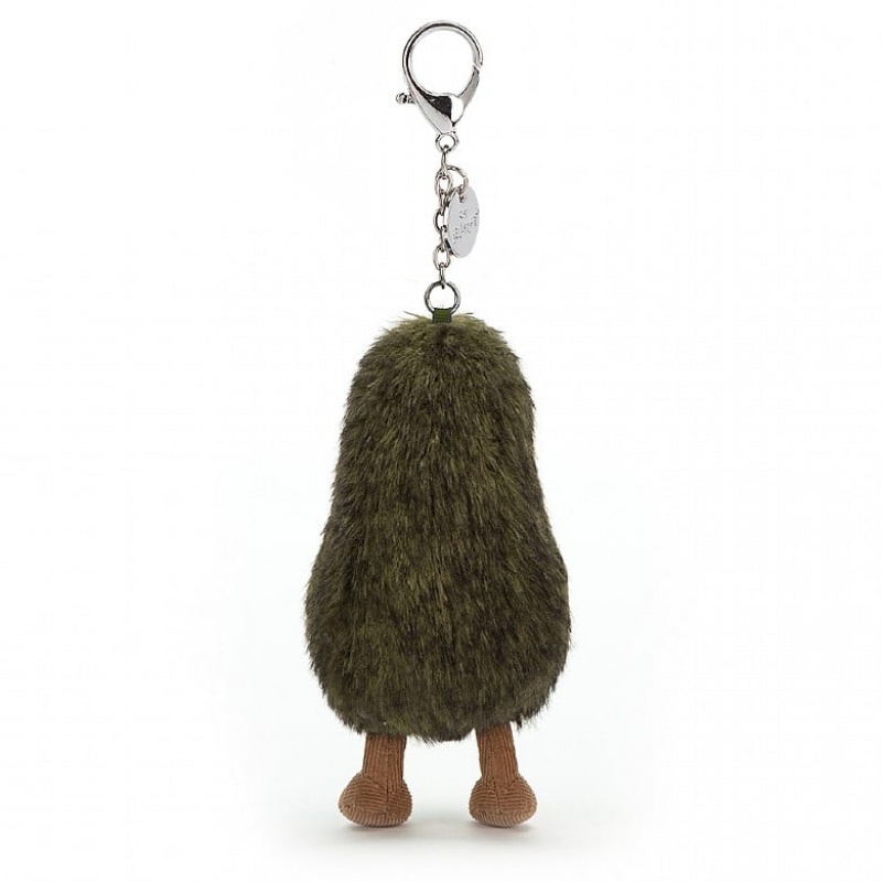 Jellycat Amuseable Avocado Bag Charm 16 CM X 8 CM, Jellycat USA | TC6351820