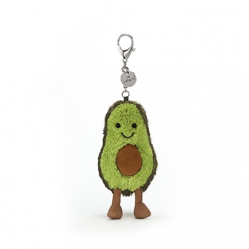 Jellycat Amuseable Avocado Bag Charm 16 CM X 8 CM, Jellycat USA | TC6351820