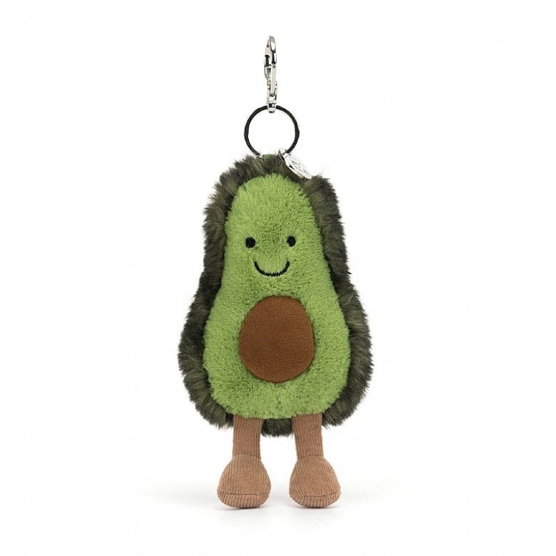 Jellycat Amuseable Avocado Bag Charm 19 CM X 9 CM, Jellycat USA | BY4609185