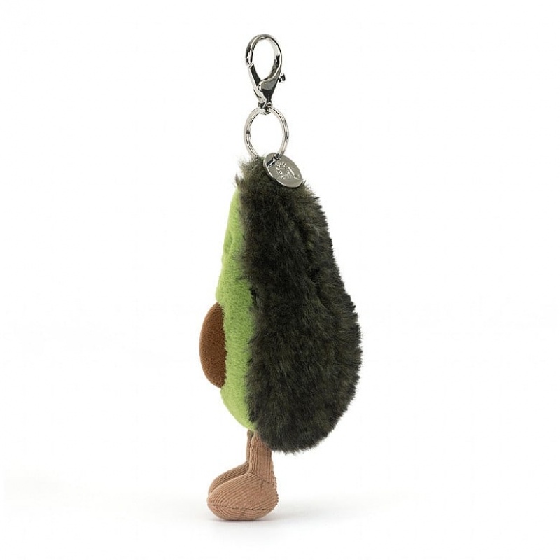 Jellycat Amuseable Avocado Bag Charm 19 CM X 9 CM, Jellycat USA | BY4609185