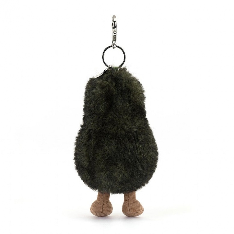 Jellycat Amuseable Avocado Bag Charm 19 CM X 9 CM, Jellycat USA | BY4609185